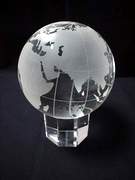 Crystal Glass Globe & Base (Crystal Glass & Глобус базы)