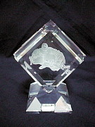 Crystal Glass Cube & Base (Crystal Glass & Кубе базы)