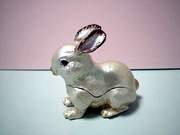 Pewter Decorations/Rabbit (Zinn Dekorieren / Rabbit)