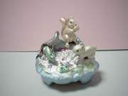 Pewter Decorations/Jewel Box/Squirrels (Pewter Decorations/Jewel Box/Squirrels)
