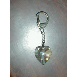 Crystal Glass Key Chain, Rainbow (Crystal Glass Key Chain, Rainbow)