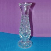 V-108 Crystal Glass Vase, 6``