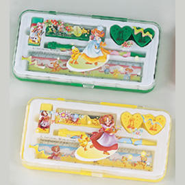 Stationery in pencil case