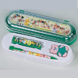 Stationery in pencil case