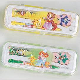 Stationery in pencil case (Stationery in pencil case)