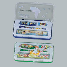 Stationery in pencil case (Stationery in pencil case)