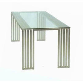 GLASS TOP TABLE (Со стеклянной столешницей ТАБЛИЦА)