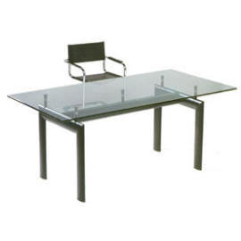 GLASS TOP DESK