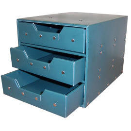 Storage box with 3 drawers (cardboard) (SL-AP03-ICL) (Storage-Box mit 3 Schubladen (Karton) (SL-AP03-ICL))