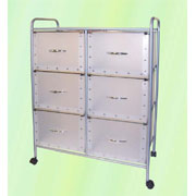 Storage trolley with 6 PP drawers (SL-3026-ISS) (Storage Wagen mit 6 PP Schubladen (SL-3026-ISS))