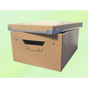 Multicolored cardboard storage box (Multicolores stockage carton)