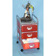 3 Tier storage trolley with 3 PP drawers (SL-IA53-ISL) (3 Tier storage trolley with 3 PP drawers (SL-IA53-ISL))