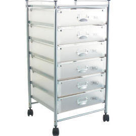 6 Tier storage trolley with 6 PP drawers (SL-IA38-ISL) (6 Tier Aufbewahrungswagen PP mit 6 Schubladen (SL-IA38-ISL))