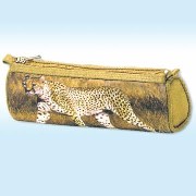 Pencil bag (with silk cloth in special printing) (Stift-Tasche (mit Seidentuch in besonderen Druck))