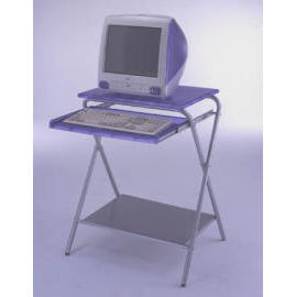 Computer Desk with X-Frame Legs
