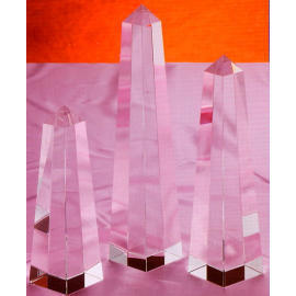 Crystal trophy / award