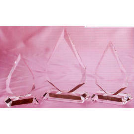 Crystal trophy / award / plaque (Trophée en cristal / award / plaque)