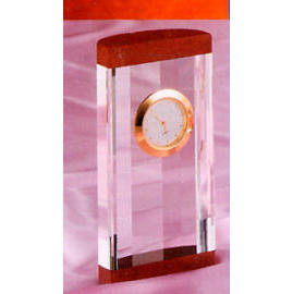 Crystal quartz / time piece / clock (Cristal de quartz / pièce temps / horloge)