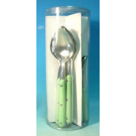 Plastic Flatware Set (Установить пластиковые столовые приборы)