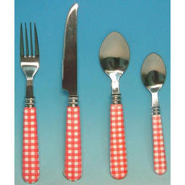Plastic Flatware Set (Установить пластиковые столовые приборы)