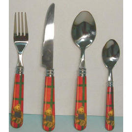 Plastic Flatware Set (Установить пластиковые столовые приборы)