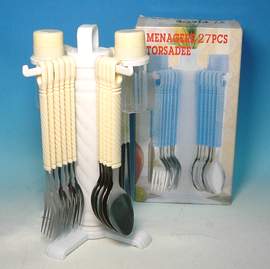 PLSTIC CUTLERY SET A201-27P (PLSTIC Besteck-Set A201-27P)