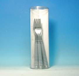 PLASTIC CUTLERY SET A611B-12P (ПЛАСТИКОВЫЕ НОЖЕВЫЕ SET A611B 2P)