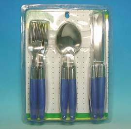 PLASTIC CUTLERY SET A651-12P (SET COUVERTS EN PLASTIQUE 12P-A651)