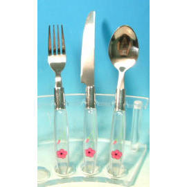 Plastic Flatware Set (Установить пластиковые столовые приборы)