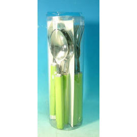 Plastic Flatware Set (Установить пластиковые столовые приборы)