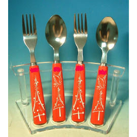 Plastic Flatware Set (Установить пластиковые столовые приборы)