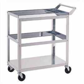 Stainless Steel Serving Cart (Stainless Steel Serving Warenkorb)