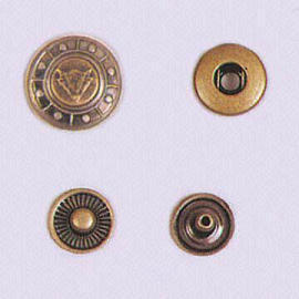 Spring Snap Fasteners/Buttons Available in Different Combinations