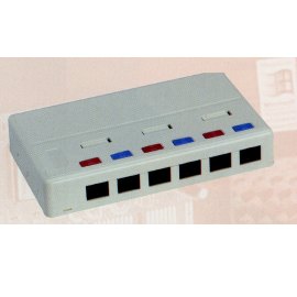 Surface Mount Boxes with jacks, Cat. 5E (Surface Mount Boxes avec des vérins, Cat. 5E)