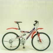 TP-001, full suspension MTB, swing arm design, with disc brake (TP-001, full suspension MTB, swing arm design, with disc brake)