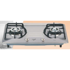 Two gas burners of Euro counter top gas stove (Две газовые горелки Евро счетчик Top газовая)