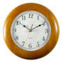 Wooden Wall Clock (Horloge murale en bois)