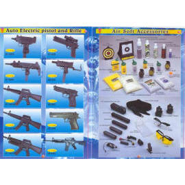 auto electric pistol and refle (auto electric pistol and refle)
