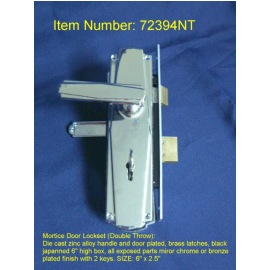 MORTICE DOOR LOCKSET (DOUBLE THROW) (ДВЕРИ ЗАМКИ LOCKSET (DOUBLE Throw))