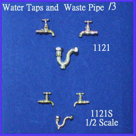Water Tap & Waste Pipe, Miniature (Water Tap & Waste Pipe, Miniature)
