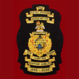 Bullion wire badge, Embroidery patch, Embroidery emblem, Embroidery badge