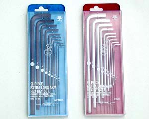 Extra Long Arm Series Hex Key Set (Extra Long Arm série Hex Key Set)