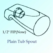 CP DIE CAST TUB SPOUTS-Plain Tub Spout (CP DIE CAST TUB загрузчики-Plain ванной носик)