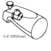 CP DIE CAST TUB SPOUTS - Plain Tub Spout (CP DIE CAST TUB загрузчики - Plain ванной носик)