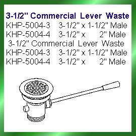 3-1-1/2 Commercial Lever Waste (3   / 2 коммерческий рычаг отходов)