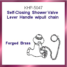Self-Closing Shower Valve (Fermeture automatique robinet de douche)