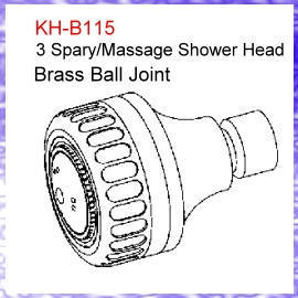 3 Spray / Massage Shower Head (3 Spray / Massage Shower Head)