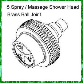 5 Spray / Massage Shower Head (5 Spray / Massage Shower Head)