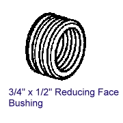 3 / 4``x 1 / 2``Reduzierung Face Buchse (3 / 4``x 1 / 2``Reduzierung Face Buchse)