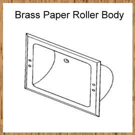 Brass Paper Roller Body (Латунь рулона бумаги кузова)